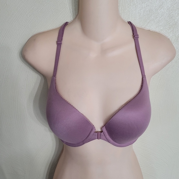 Victoria's Secret Lavender Body by Victoria Racerback Perfect Shape Bra Size 32D - Picture 4 of 9